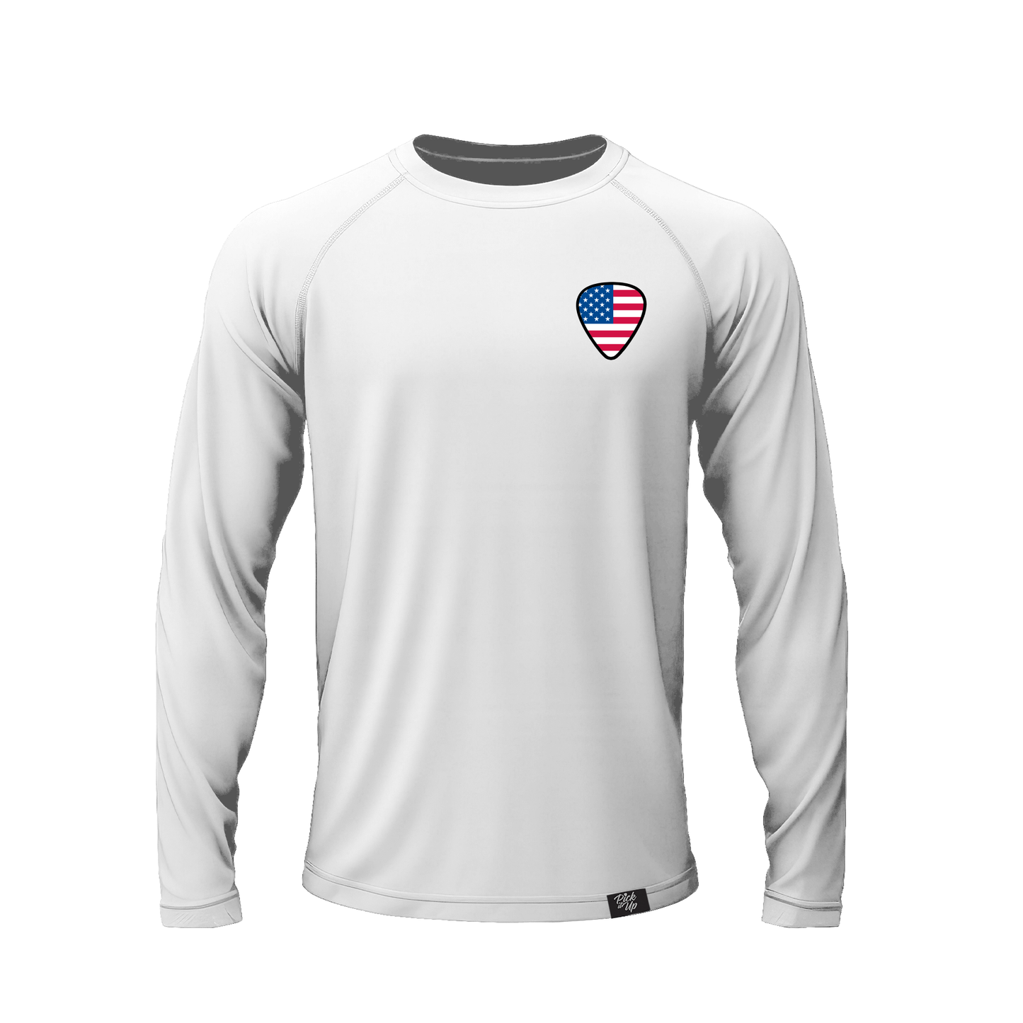 Men's Music America Long Sleeve - Performance Stretch Athletic Cut