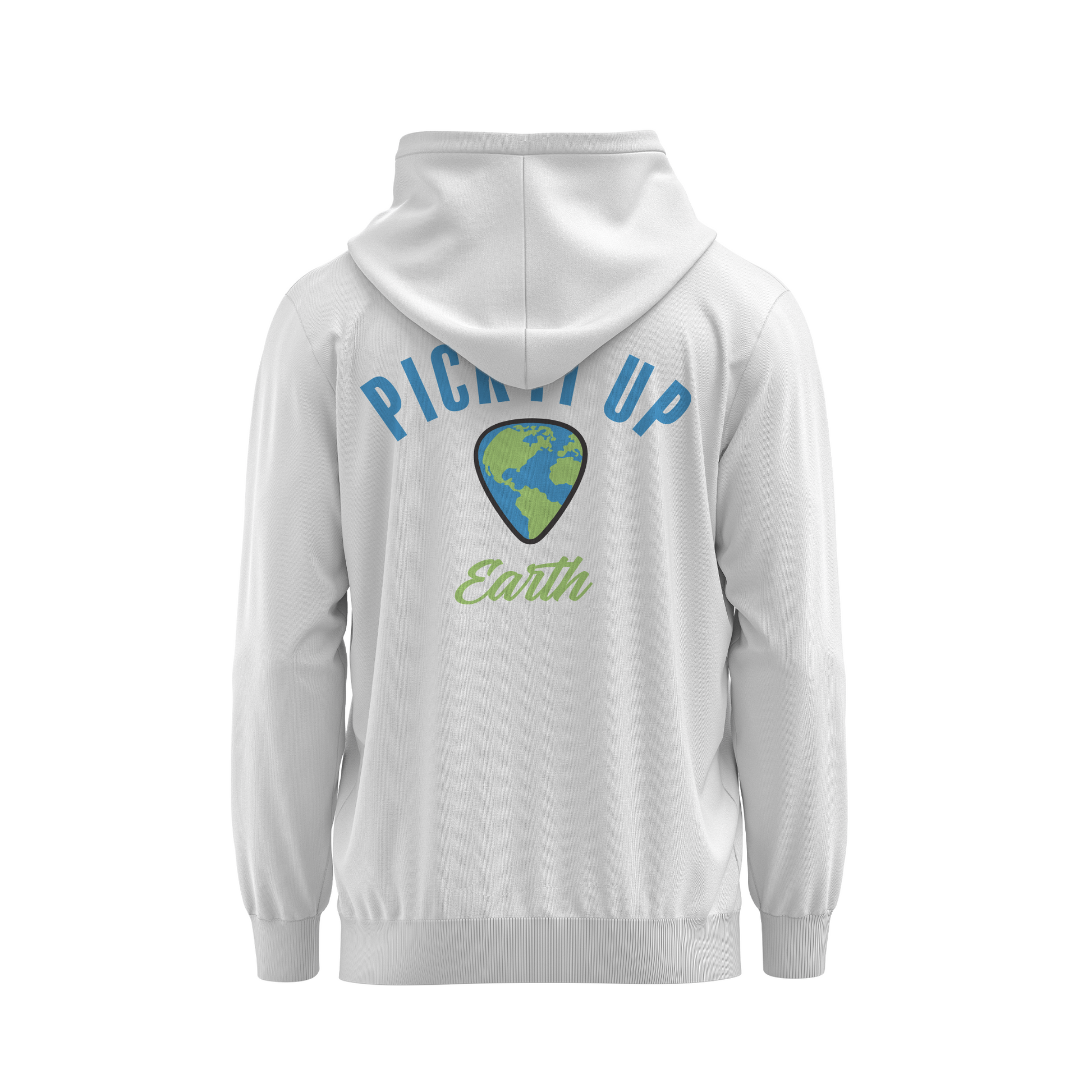 PickItUp hoodie earth white back