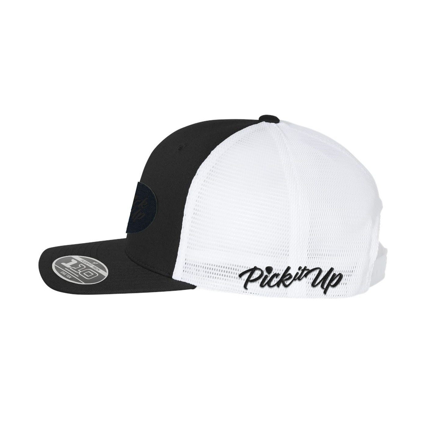 Velcro Flexfit Trucker Black/White