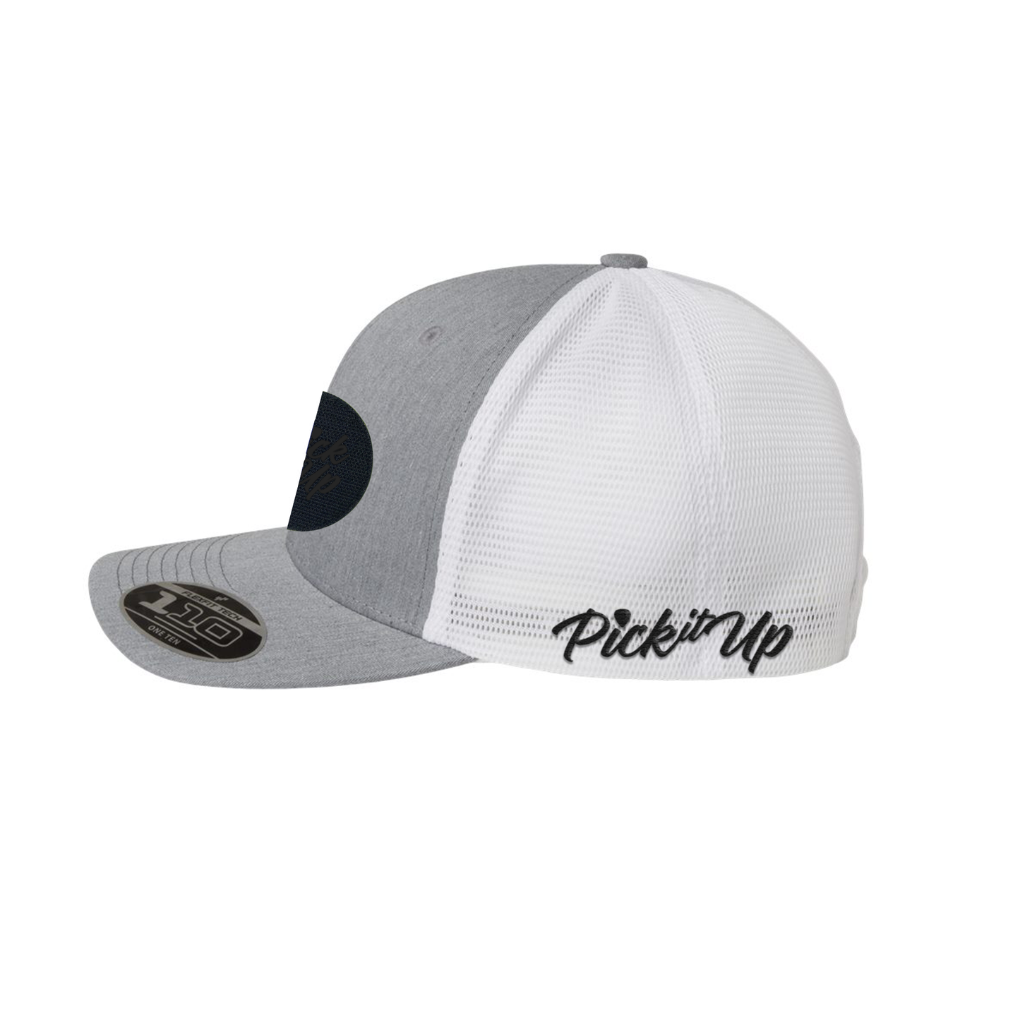 Velcro Flexfit Trucker Grey/White